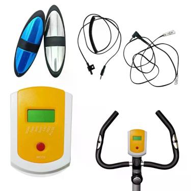 Imagem de Painel Visor LCD com Sensor Cardíaco para Bicicleta Spinning Kikos F2i Pelegrin Branco Leva Pro Pet