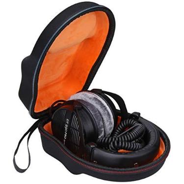 Imagem de Mchoi Capa rígida portátil compatível com fone de ouvido Beyerdynamic DT 990 PRO/DT 770 PRO Open Studio, somente capa