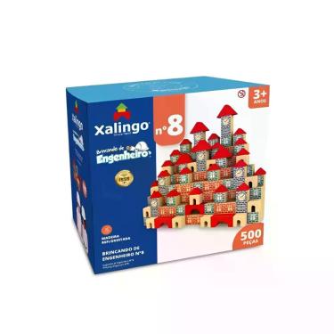 Imagem de Brincando de Engenheiro N 8 Brinquedo Infantil Xalingo Blocos de Monta