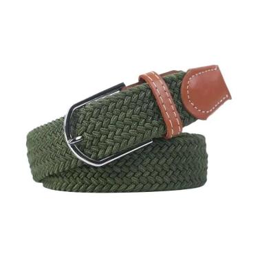 Imagem de Cinto Tático Militar Elástico Trançado Casual Feminino Para Esportes A