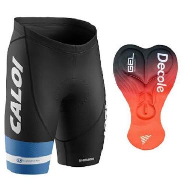 Imagem de Bermuda Ciclismo Caloi Forro Gel -, Preto, P