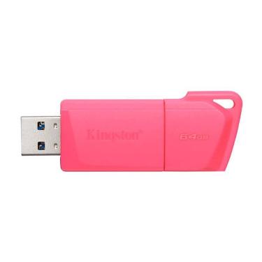 Imagem de Pendrive Kingston Exodia M 64GB USB 3.2 Rosa, Rosa