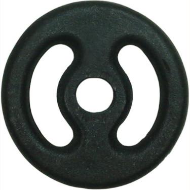Imagem de Poli Sports Anilha Pintada 02kg Preta