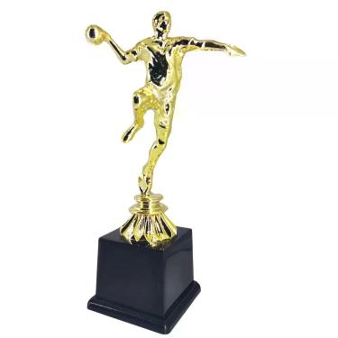 Imagem de Troféu Vencedor 600022 Handebol Polímero Metalizado Dourado Vitória 23CM