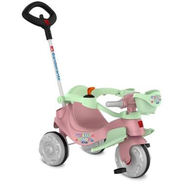 Imagem de Triciclo Velobaby JOY PASSEIO/PEDAL ROS - Bandeirante