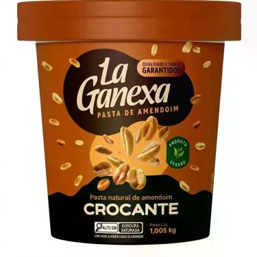 Imagem de Pasta de Amendoim 1Kg - La Ganexa Sabor: Crocante, Crocante