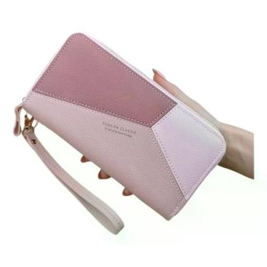 Imagem de Carteira Feminina Porta Cartão Grande Zíper Duplo Fashion - AlwyStore,