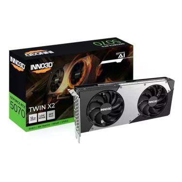 Imagem de Gpu Inno3d Geforce Rtx 5070 Twin X2 12gb 192bits Gddr7 N50702-12d7-195064n