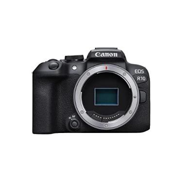 Imagem de Canon EOS R10 (apenas corpo), câmera vlogging sem espelho, 24,2 MP, vídeo 4K, processador de imagem DIGIC X, gravação de alta velocidade, rastreamento de assunto, compacta, leve, detecção de assunto,
