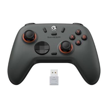 Imagem de GameSir Nova 2 Lite Controle Sem Fio para PC com Hall Effect nos Analógicos e Gatilhos, 1000Hz 2.4G/Wired, Botões Programáveis – Compatível com PC, Switch, Steam, Android - Cinza Grafite