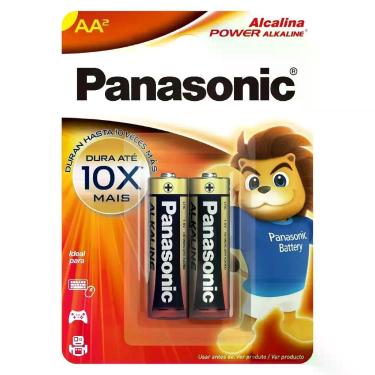 Imagem de Pilha Alcalina AA Panasonic - 2 unidades - LR6XAB/2B