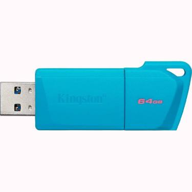 Imagem de Pendrive Kingston Datatraveler Exodia M 64GB USB 3.2 Gen 1 - Turquesa 