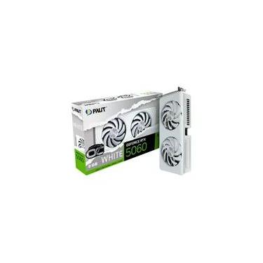 Imagem de Placa de Video Palit GeForce RTX 5060 WHITE OC 8GB GDDR7 128bit 3-DP e HDMI - NE75060U19P1-GB2063M