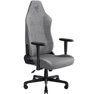 Imagem de Razer Cadeira ergonômica para jogos Iskur V2 X: suporte lombar embutido - assento alargado - almofadas de espuma de alta densidade - reclinável ajustável de 152 graus - apoios de braço 2D - acabamento