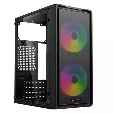 Imagem de Gabinete Gamer Micro ATX MT-G40BK com Lateral em Vidro Temperado Frontal em Mesh Preto C3tech