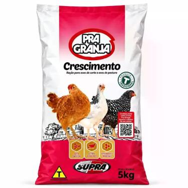 Imagem de SUPRA PRA GRANJA CRESCIMENTO 5KG  Ração para Frangos com Nutrição Bala