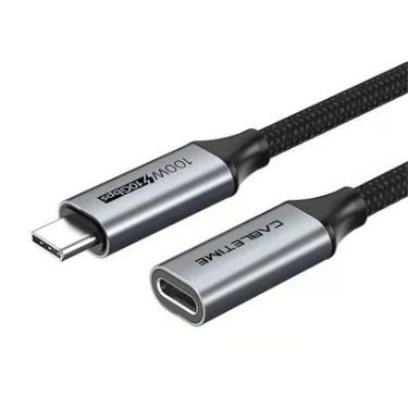 Imagem de Cabo Extensor Cabletime Extensão, USB C 3.1, 4k, 10gbps, 50cm