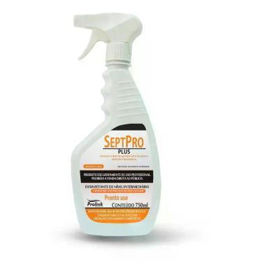 Imagem de Desinfetante Hospitalar Septpro Spray 750ml Quater Amônio - Prolink