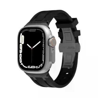 Imagem de Pulseira De Borracha Ultra Macia Para Apple Watch Band 49 45 44 41 42 