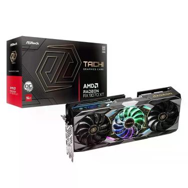 Imagem de Placa de Vídeo AsRock AMD Radeon RX 9070 XT Taichi OC 16GB GDDR6 256 B
