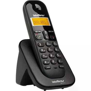 Imagem de Ramal sem Fio Intelbras TS3111 para Telefone com Identificação de Chamadas Dect 6.0 Preto