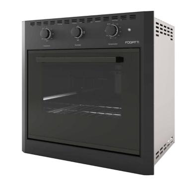 Imagem de Forno Elétrico de Embutir Fogatti E60 60L 1750W Grill Preto 220V, 220V
