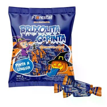 Imagem de Bala Mastigável Bruxolita Q Pinta Tutti Frutti - 500g