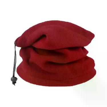Imagem de Cachecol Ajustável Unissex Em Fleece Polar Para Inverno, Protetor De O