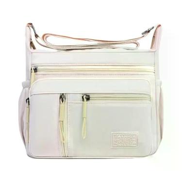 Imagem de Bolsa Transversal Feminina De Grande Capacidade Em Nylon Impermeável C