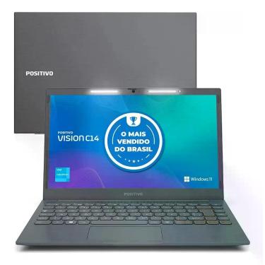 Imagem de Notebook Positivo Vision C14 Lumina BAR Celeron 4GB 128GB eM, 128GB, C