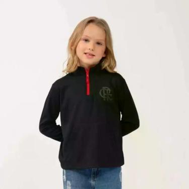 Imagem de Blusa Braziline Flamengo Tato - Infantil - Preto - 8, Preto, 8