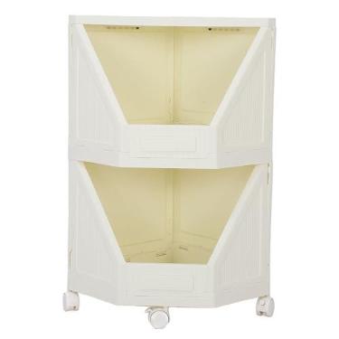 Imagem de Armário de Canto para Banheiro, Unidade de Prateleira de Canto para Banheiro, Quarto, Cozinha e Sala de Estar (2º nível)