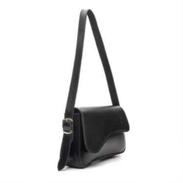 Imagem de BOLSA FEMININA DE OMBRO ESTILO BAGUETE BLOGUEiRA NOVIDADE ELEGANTE (PRETA)