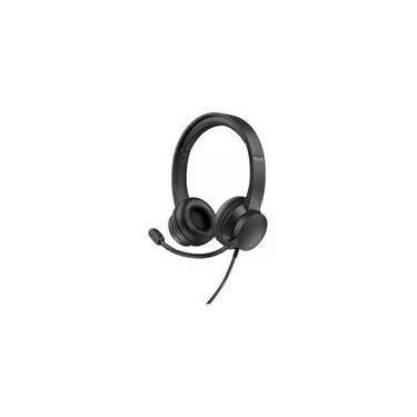 Imagem de Headset Trust Ayda, Microfone Rebatível, Design Leve, Para PC, Conexão USB, Preto - 25088