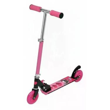 Imagem de Patinete Infantil Rosa 2 Rodas Gel Resistente - Congratulations Store