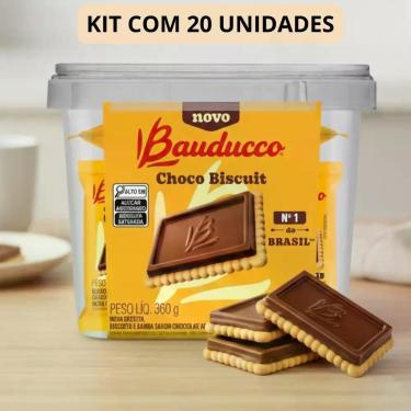 Imagem de Choco Biscuit Bauducco Biscoito Coberto Chocolate Snack Lanchinho pote