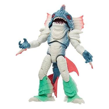 Imagem de Boneco Power Rangers Lightning Collection, Figura Premium 17 cm Mighty Morphin Pirantishead F5397 Hasbro, Branco, azul e verde