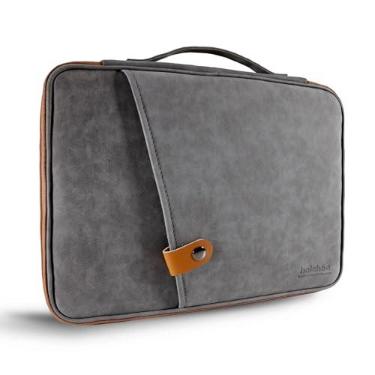 Imagem de Hoichoe Capa de transporte para tablet para iPad Pro 12,9/13 polegadas, compatível com Samsung Galaxy Tab 12.4 e Surface Pro 12.3, cinza espacial