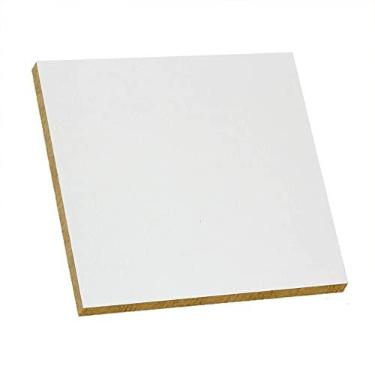 Imagem de Chapa Madeira MDF Branco Recorte 90x90 Recorte Placa 15mm