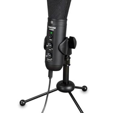 Imagem de Tascam Microfone condensador USB TM-250U para podcasts, conferências, gravação de computador e áudio online (TM250U)