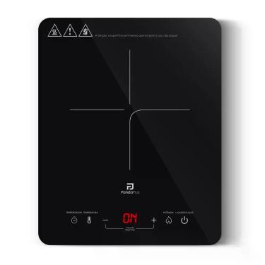 Imagem de Cooktop Indução 1 Boca Bivolt Portátil PandaPlus 2000W Touch 8 Níveis