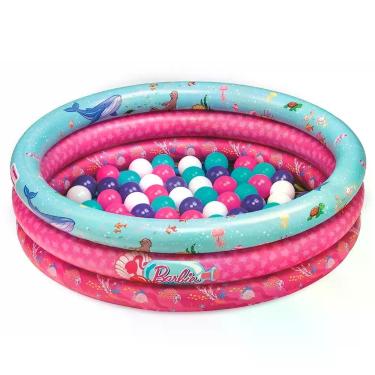 Imagem de Piscina de Bolinhas Barbie com 25 bolinhas - Fun Divirta-se