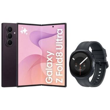 Imagem de Samsung Galaxy Z Fold8 Ultra 512GB 12GB RAM - Roxo + Samsung Galaxy Wa