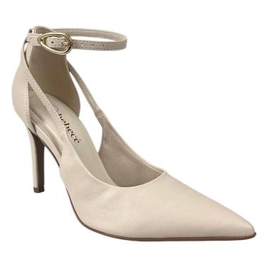 Imagem de Sapato Bebecê Scarpin Bico Fino T9430-293 Bege Aveia, Aveia, 37