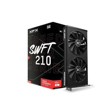 Imagem de XFX Placa gráfica Speedster SWFT210 Radeon RX 7600 com 8GB GDDR6 HDMI 3xDP, AMD RDNA 3 RX-76PSWFTFA