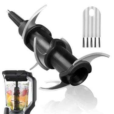 Imagem de Liquidificador 6 lâminas de substituição para jarro Ninja 2,041.2 g, compatível com Ninja 1100W 1200W 1500W, BL500 BL610 BL642 BL660 BL681A BL682 BL700 BL770 BL780 BL910 BN701 BN701 751 BNT 801 (6