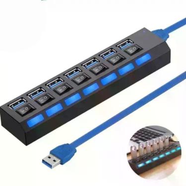 Imagem de Hub USB 7 Portas Ideal Para Uso Profissional - Brup