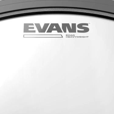 Imagem de Kit de Peles para Caixa e Bumbo EBP-EMADHW Heavyweight com Anéis EMAD Branca Evans