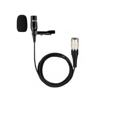 Imagem de Microfone de lapela de substituição para Audio Technica ATW-T3201 Série 3000 – Transmissor Body-Pack, condensador, unidirecional, conector fêmea Hirose de 4 pinos (HRS), preto