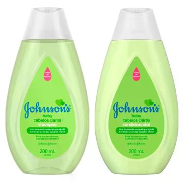 Imagem de Kit 1 Shampoo Johnson's Baby Cabelos Claros 200ml
